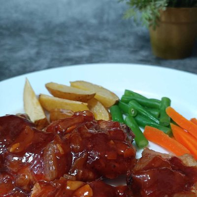 steak ayam homemade