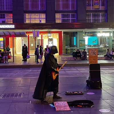 Darth Vader playing guitar 🎸 