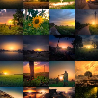 Collage of Sunset 