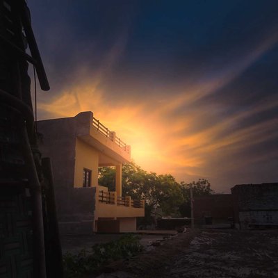 An Evening from my rooftop 