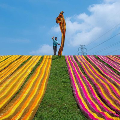 Colorful beach cloth 