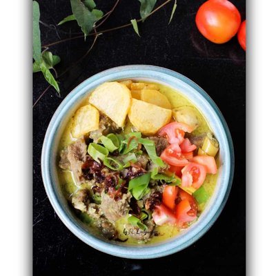 Soto Daging Kuah susu