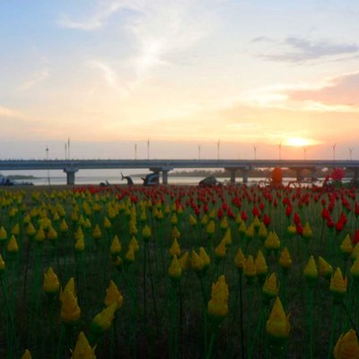 Sunset di wisata Bojongasri 