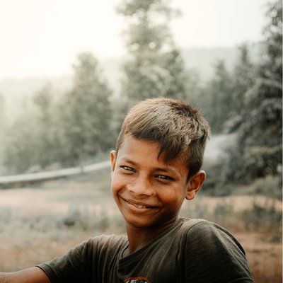 Purna Wildlife Sanctuary ( Portrait of a little boy ) 