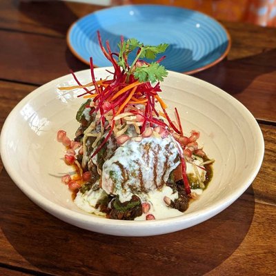 Aloo Tikki Chaat 