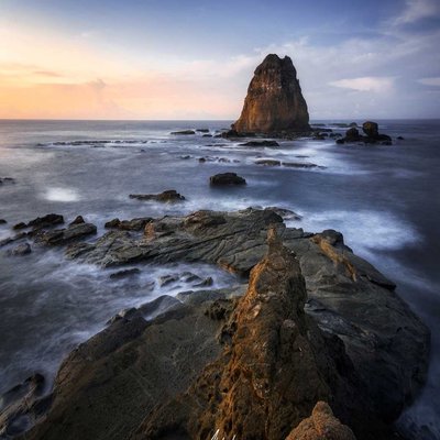 Exotic Stone on Papuma Beach