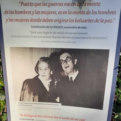 Visitando la casa de Victoria Ocampo