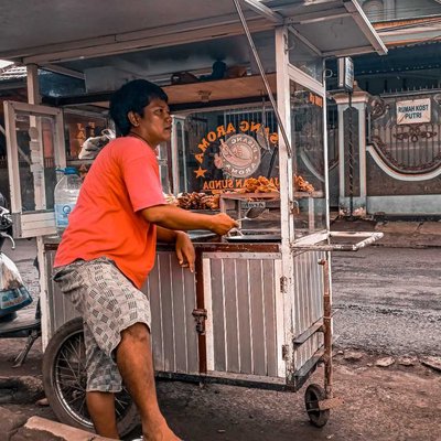pagi pagi menunggu cuan