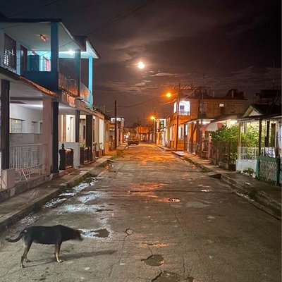 Bauta de noche