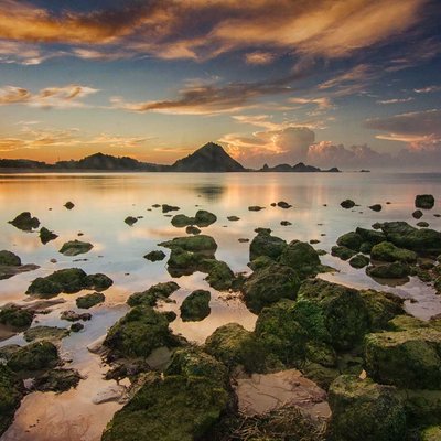 sunrise pantai kute lombok