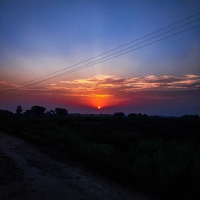 colours of sunset