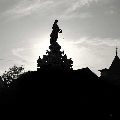 Fountain against the Sun