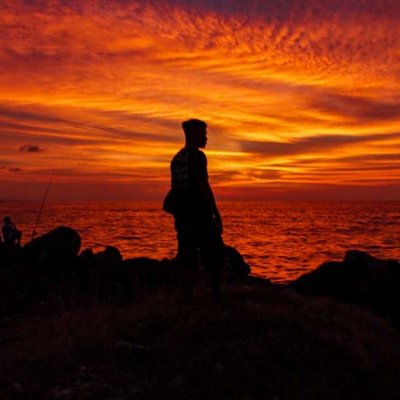siluet senja