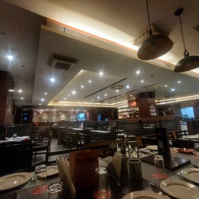 in restaurant 