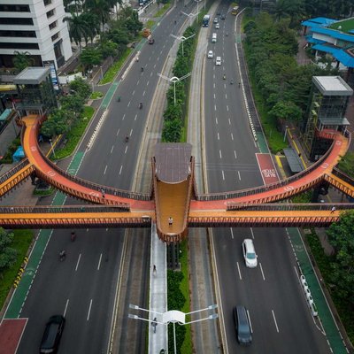 Pedestrian bridge (Karet Sudirman)