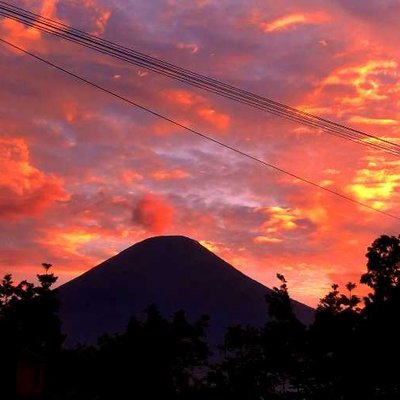 Sindoro pagi ini
