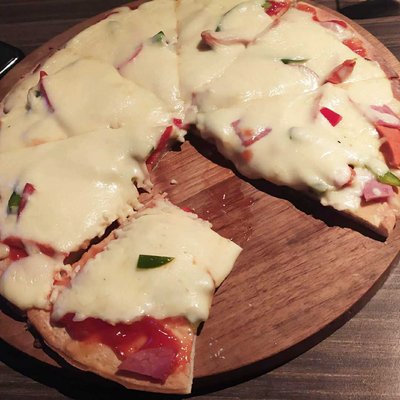 Pizza and Beer - cheers