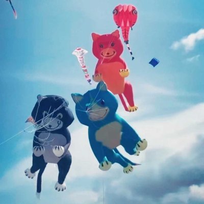 - Kite in the sky -