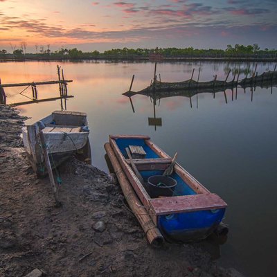 Sampan Nelayan Tambak 
