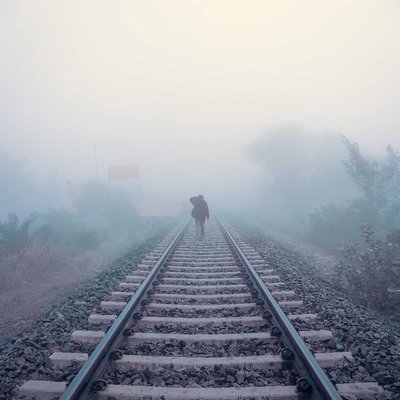 Another foggy morning was captured.