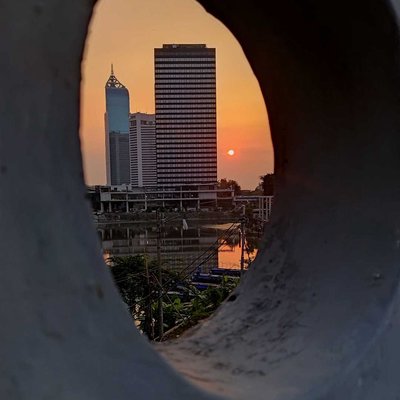 Sunset of Jakarta 