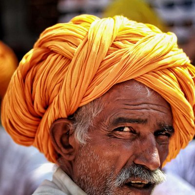 Rajasthani Man with Traditional Pagdhi!