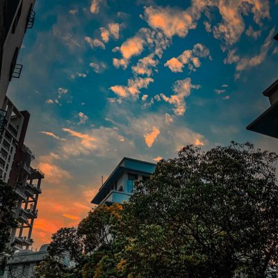 Fiery sunset 🌇