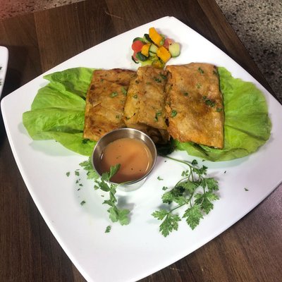 Uno de mis platos , comida asiática