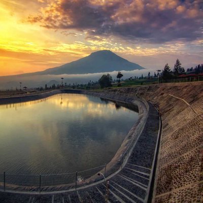 Sunrise embung Bansari