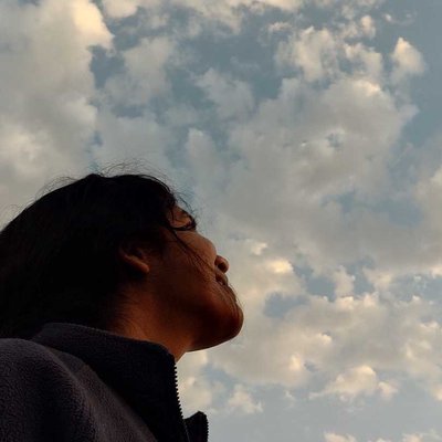 Pretty sky & not so pretty me