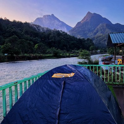 Dawn at Tambatuon Homestead, Kota Belud