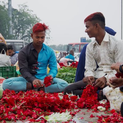 Ahmedabad- Flower market