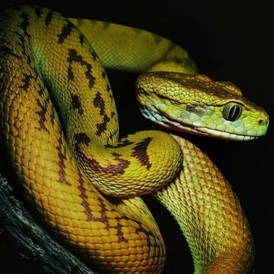 Malabar pit viper🐍🐍 