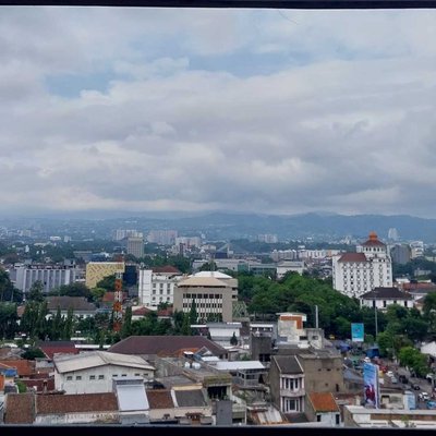 Pemandangan di parkiran