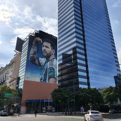 Mural de Messi, CABA