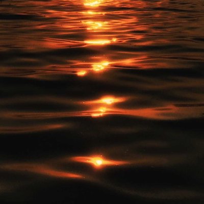 golden waves in Golden hour.
