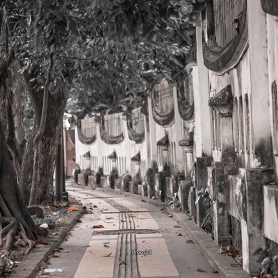 pedestrian, jalan veteran, Malang - Indonesia