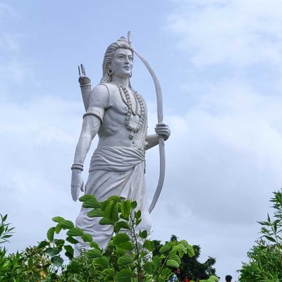 lord  Rama's statue at Ram Van... Rajkot 