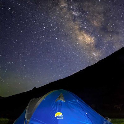 TENT UNDER DIVINE LIGHT