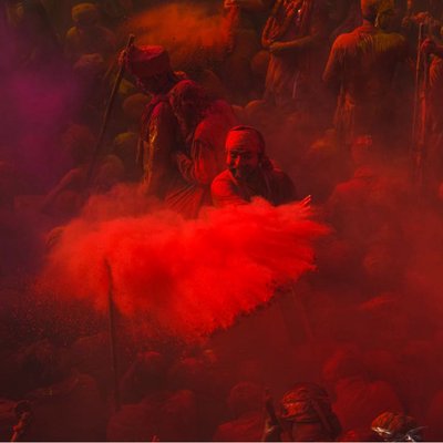WORLD FAMOUS MATHURA HOLI😍( Samaj- The most unique holi in 