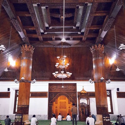 Interior Masjid Agung Jepara
