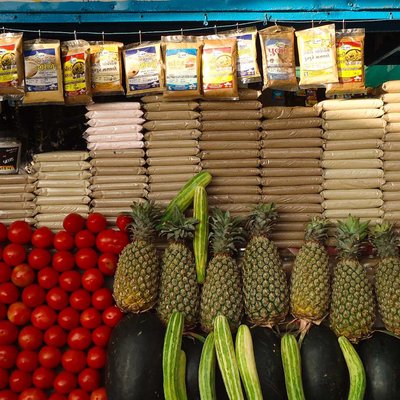 the fruit and spices shop