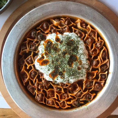 Fırın Mantısı / Oven Ravioli