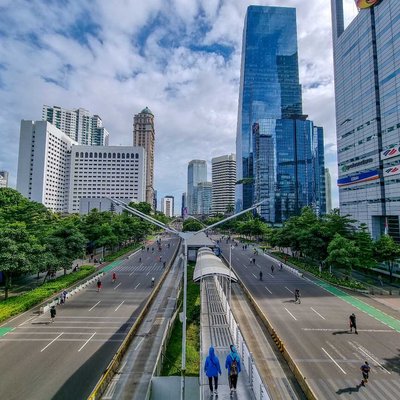 CAR FREE DAY SUDIRMAN, JAKARTA