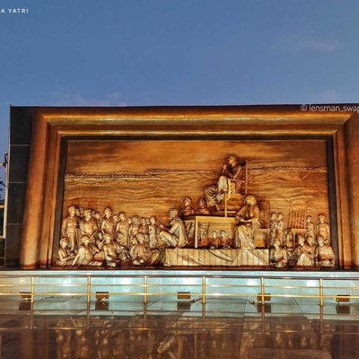 Gandhi's Memorial Sculpture 
