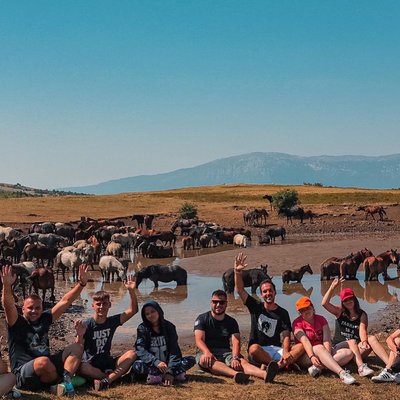 Enjoying the wild horses in Livno😊