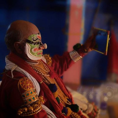 Kathakali artist 