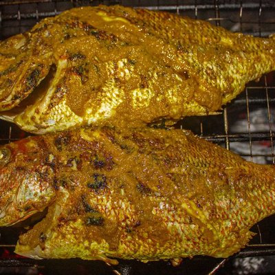 Barbeque at Natuna Dive Resort