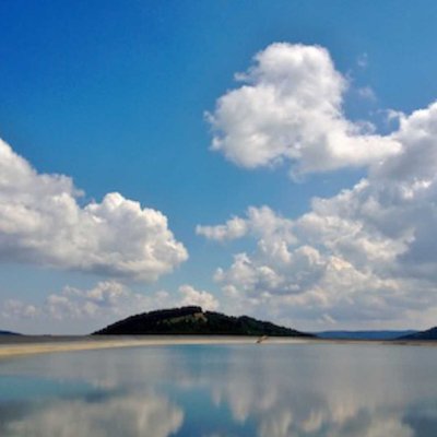 między brodzie Bielskie zbiornik wodny foto 
