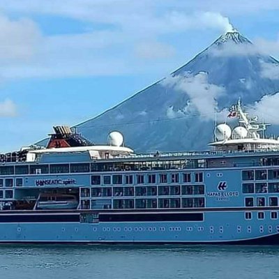 Cruise Ship visited Albay ❤️❤️❤️